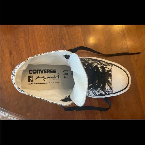 Converse All Star x Andy Warhol Lux Wedge Women's Sneakers 7.5 - Picture 2 of 6